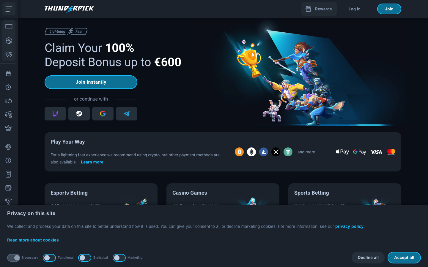 Thunderpick snapshot