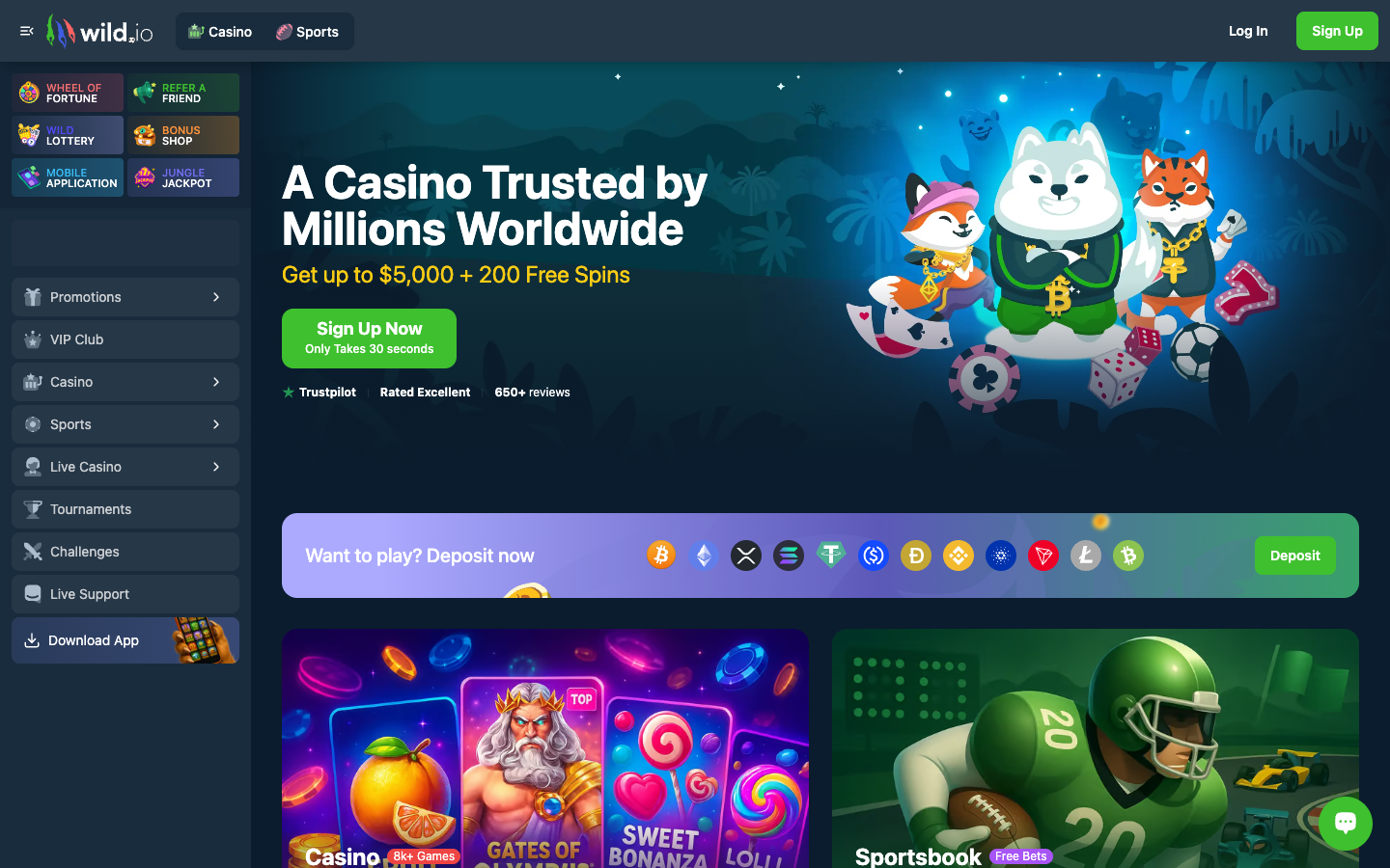 Wild.io snapshot